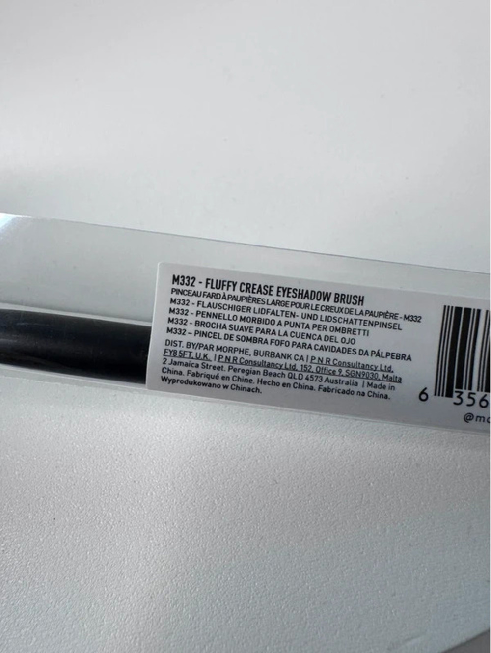 Morphe M332 fluffy crease eyeshadow brush new